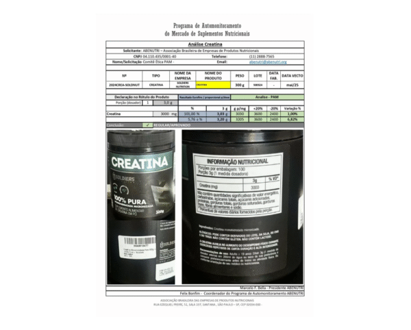 Creatina Monohidratada 1Kg 100% Pura - Image 3