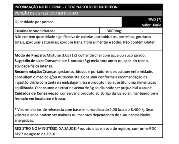 Creatina Monohidratada 1Kg 100% Pura - Image 2
